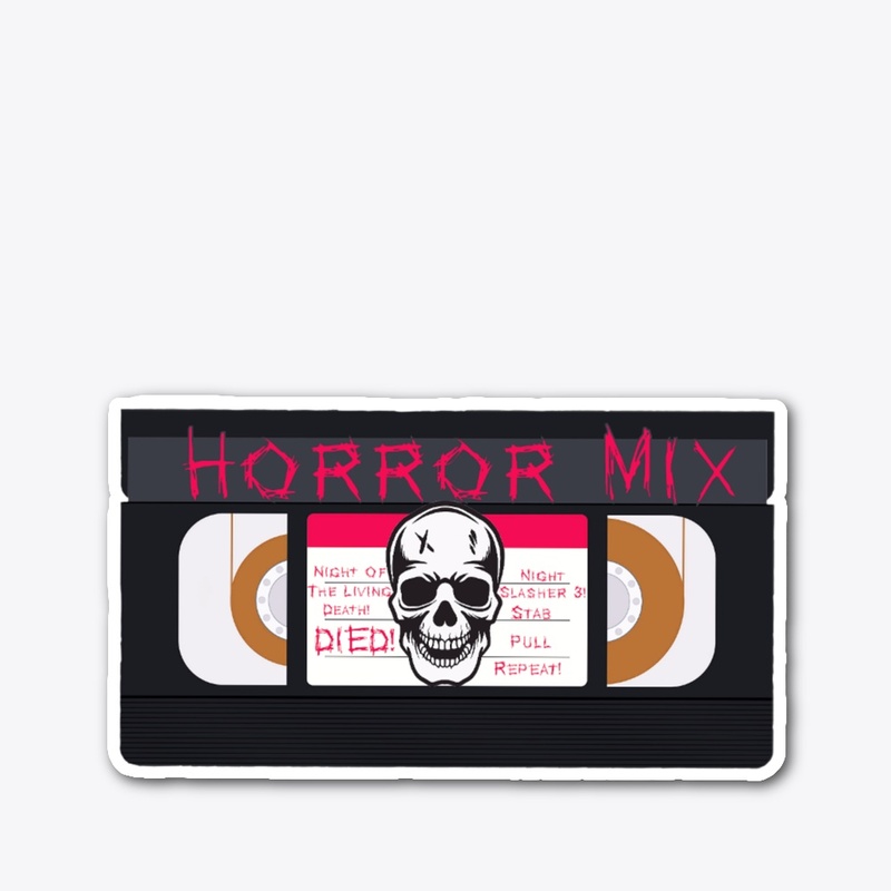 VHS Horror Mix Sticker