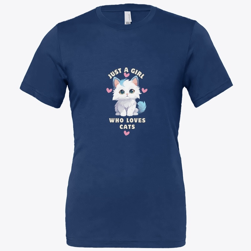 Just A Girl Who Loves Cats Tshirts