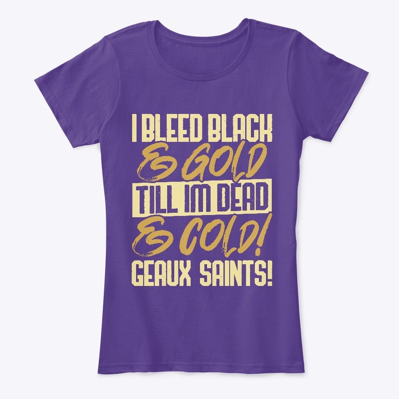 I Bleed Black &amp; Gold Tee
