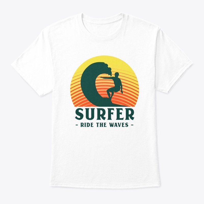 Surfer Ride the Waves