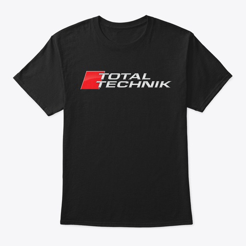 Total Technik Official Clothing Black Kaos Front