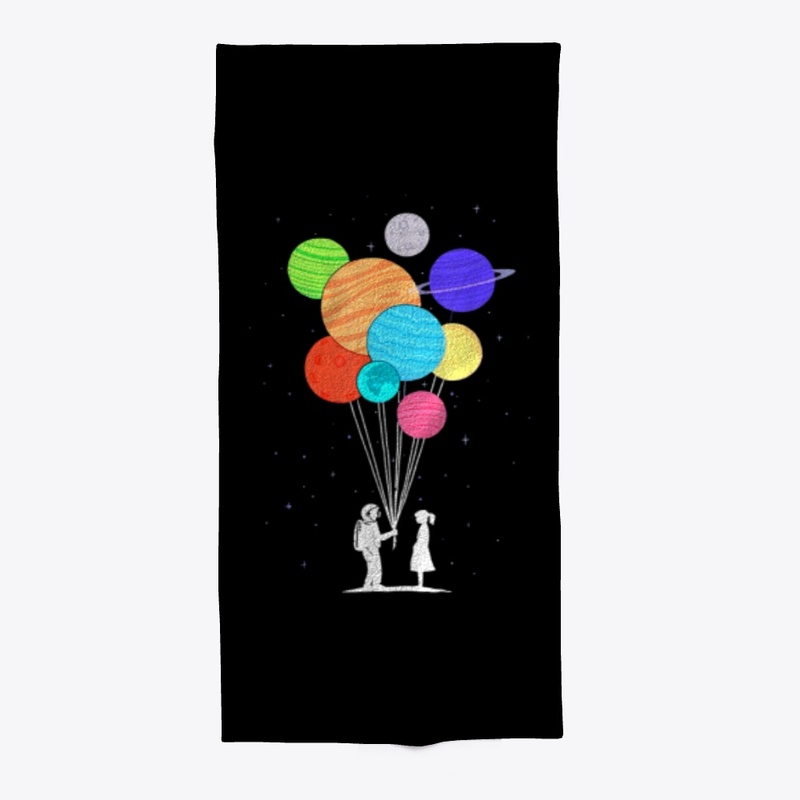 Planet Balloons Astronaut