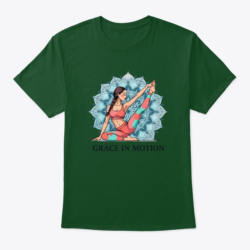 Grace in Motion –Yoga Pose T-Shirt
