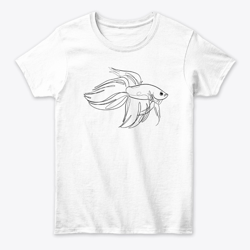Minimalistic Veiltail Betta