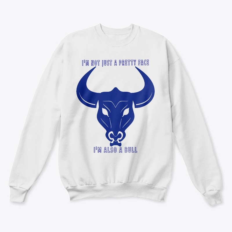 funny head bull with quote