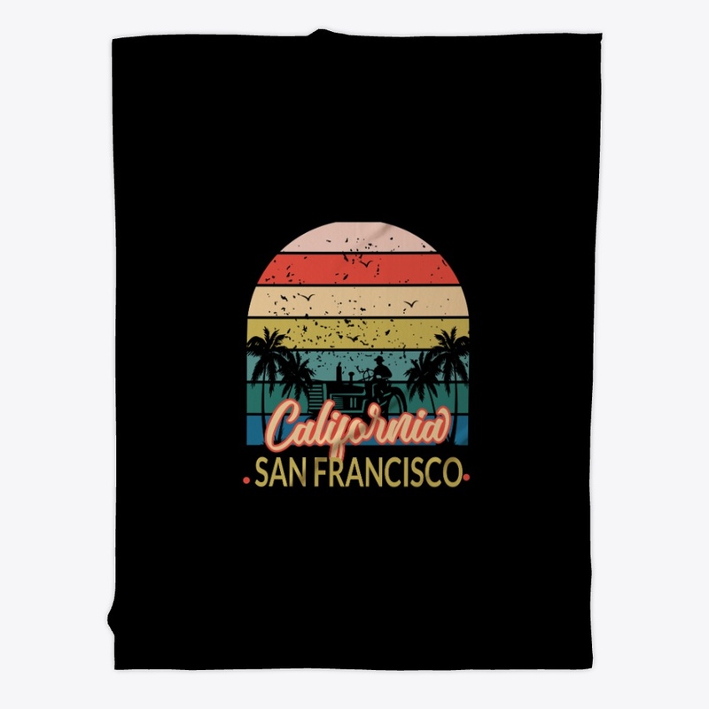 California sanfrancisco summer vector