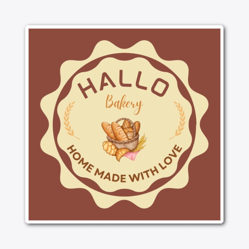 Sticker design for bakery 🧁