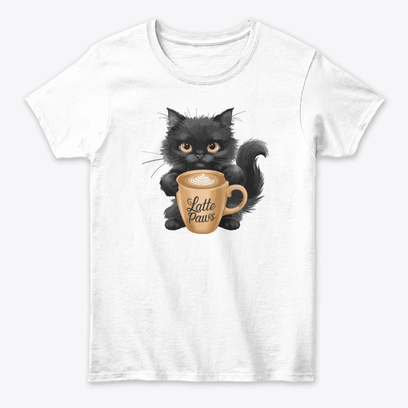 CAT AND MUG LATTE