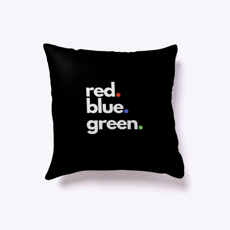 red blue green