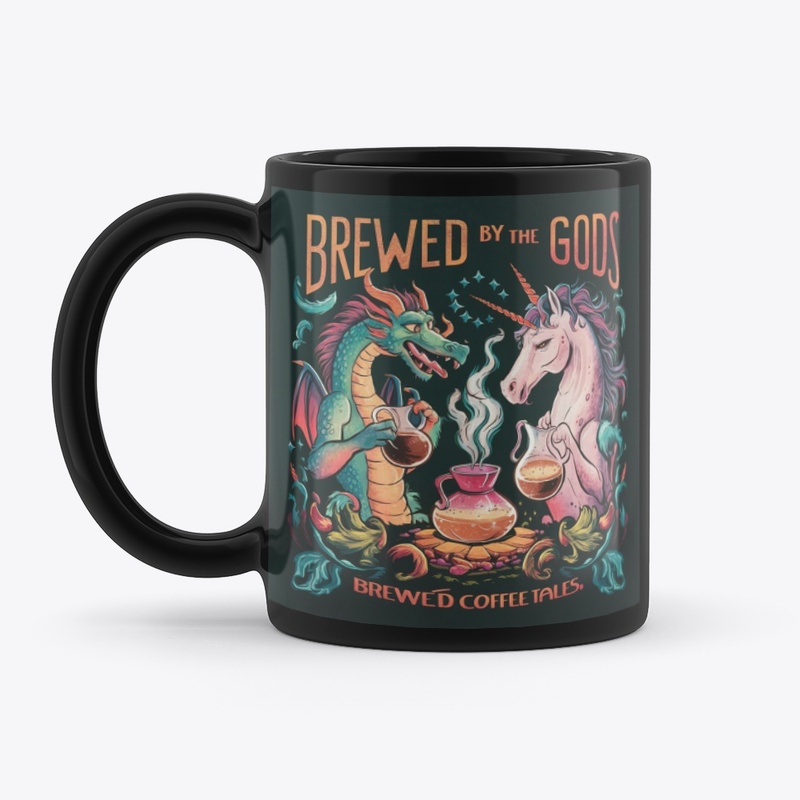 Dragon & Unicorn Coffee Mug