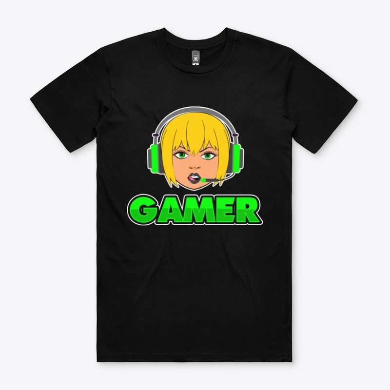 Blonde Gamer Girl