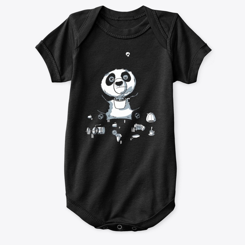 tired panda "I hate monday"