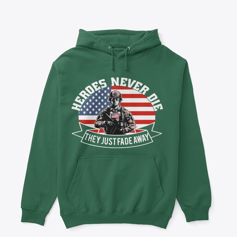 American Flag -military shirt & hoodie 