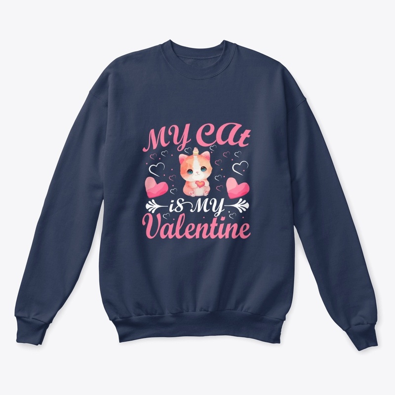 my cat is my valentine