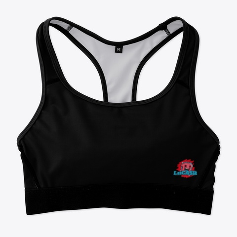 Lucash Sports Bra Black T-Shirt Front