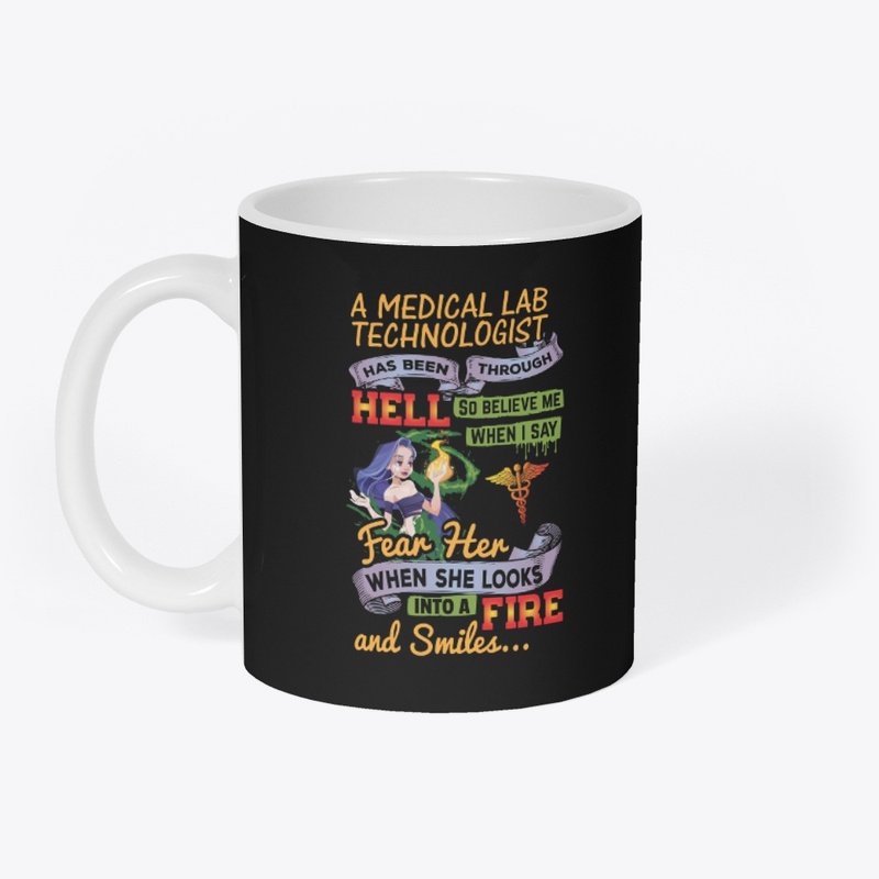 Fiery Medical Lab Technologist Hoodie 