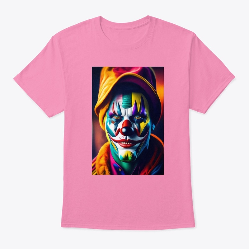 Scary Clown Sleeves Fantasy  T-Shirt