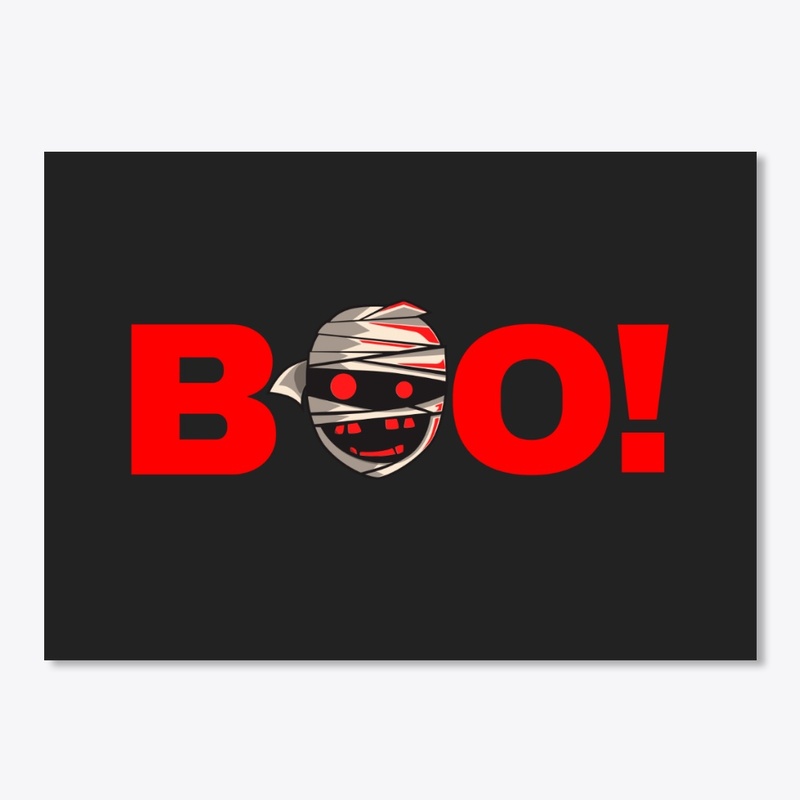 Halloween Mummy Head | Boo