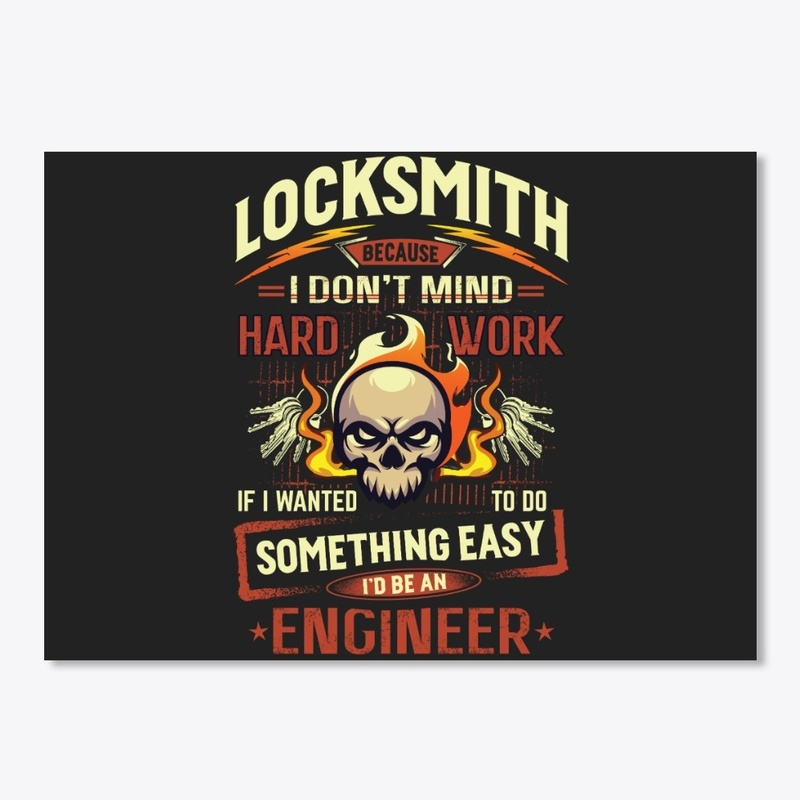 Hardworking Locksmith Hoodie