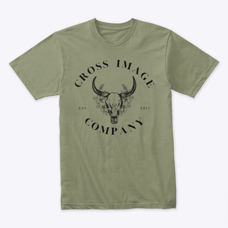 Premium Tshirt with full logo - black