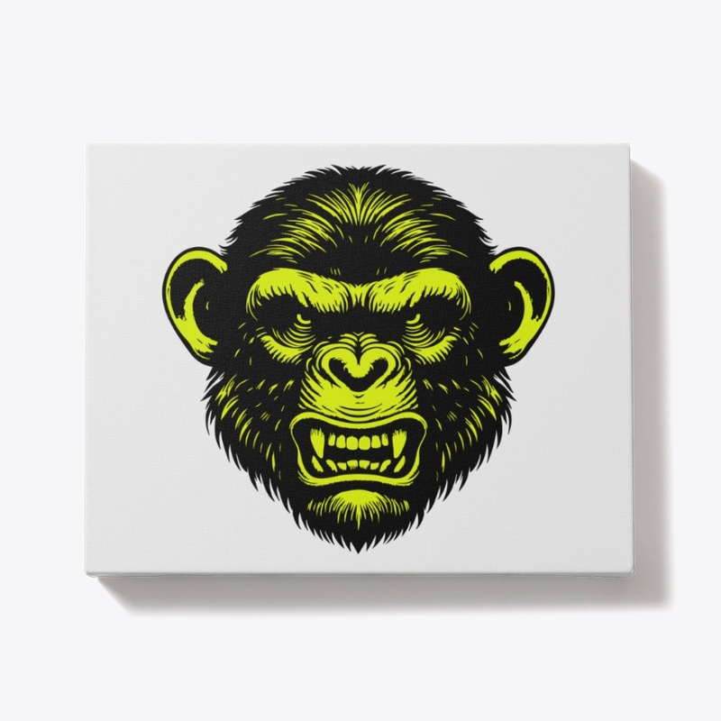 Wild Chimpanzee Head Design