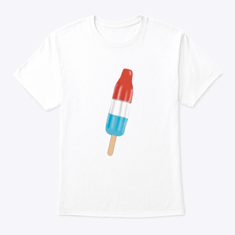 Patriotic Red White and Blue Popsicle