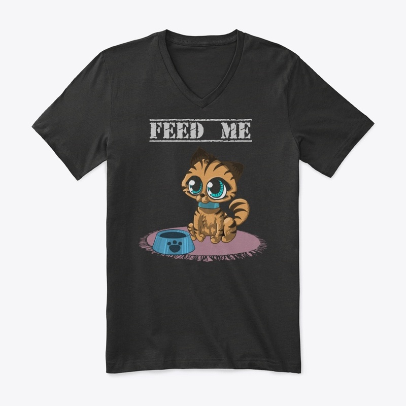 Feed Me T-shirt / Cat Lover T-shirt