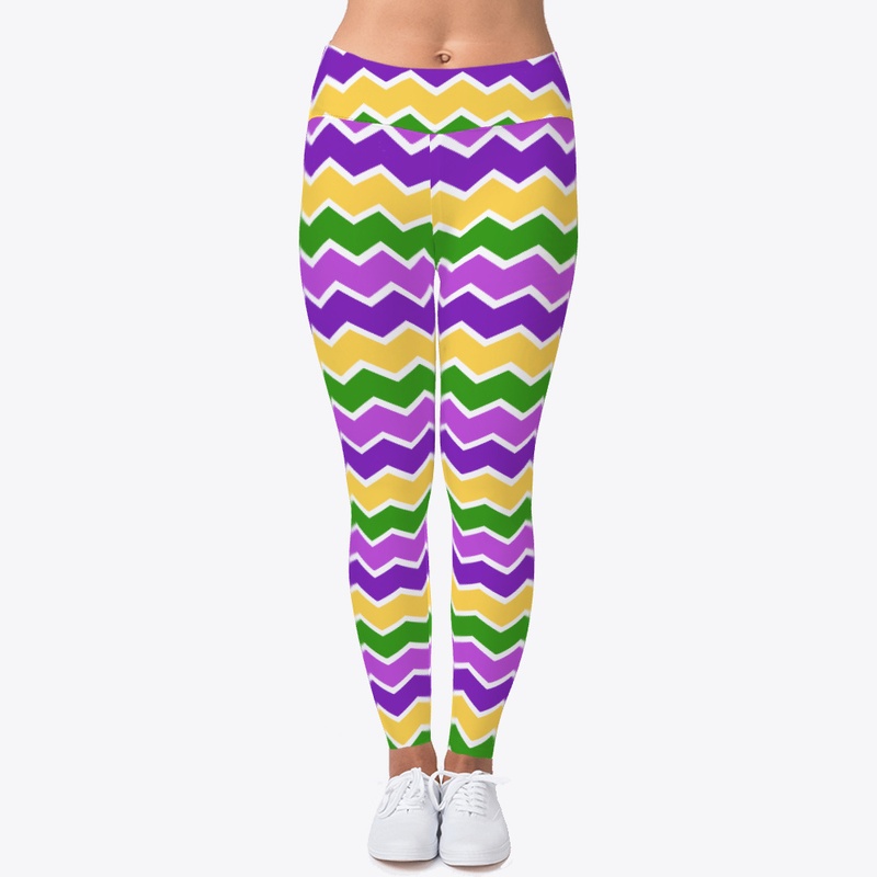 Mardi Gras Zig Zag Dress