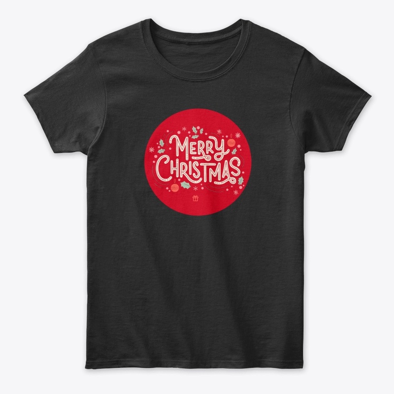 Merry Christmas Wishes  T-Shirt Design