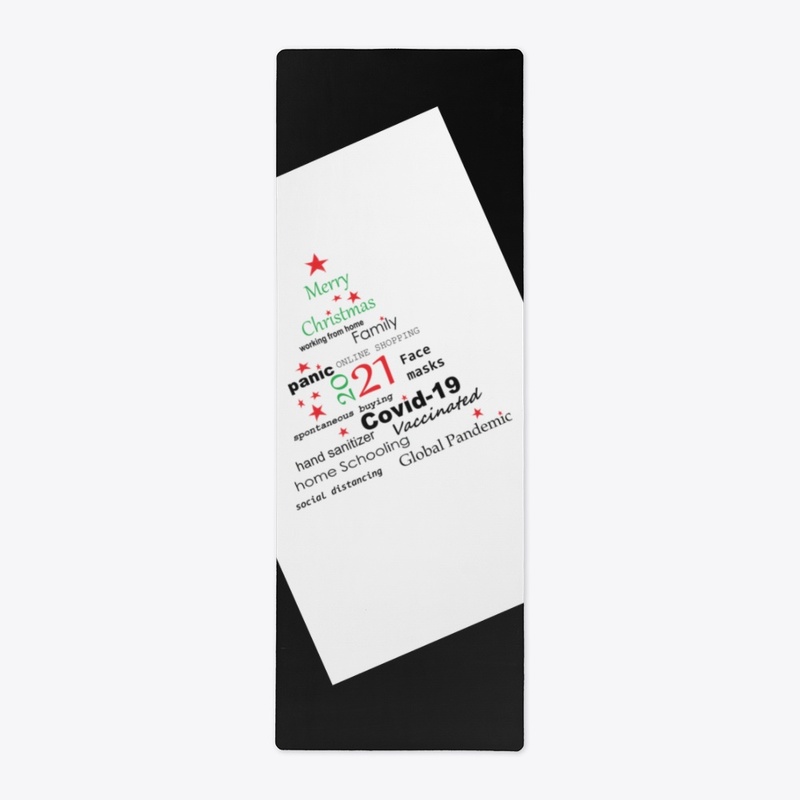 Christmas Yoga Mat Gift color Cov19 2021