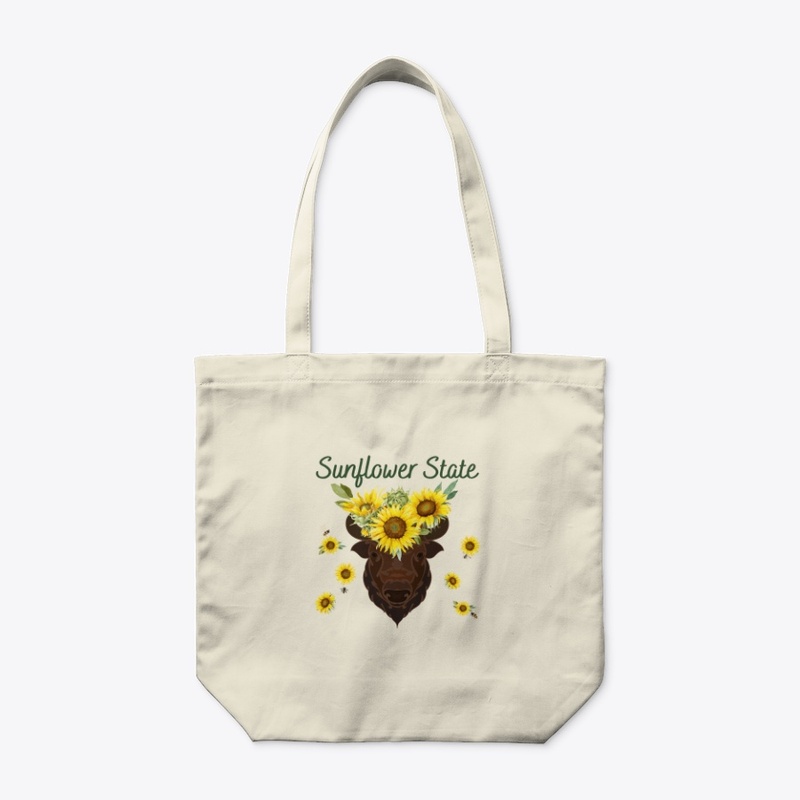 Sunflower State tote bag, Kansas Tote