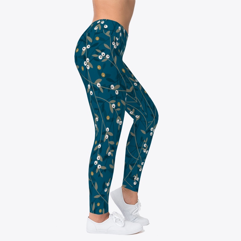Funny Floral Leggings