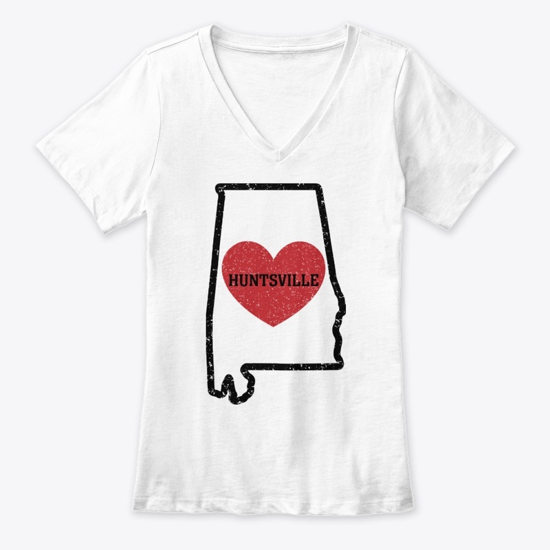 Huntsville Alabama Heart Shirt City