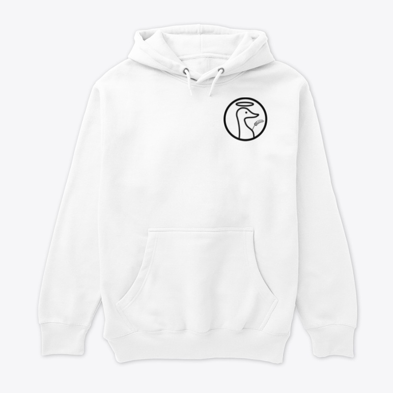 White Hoodie with UTKA-Logo