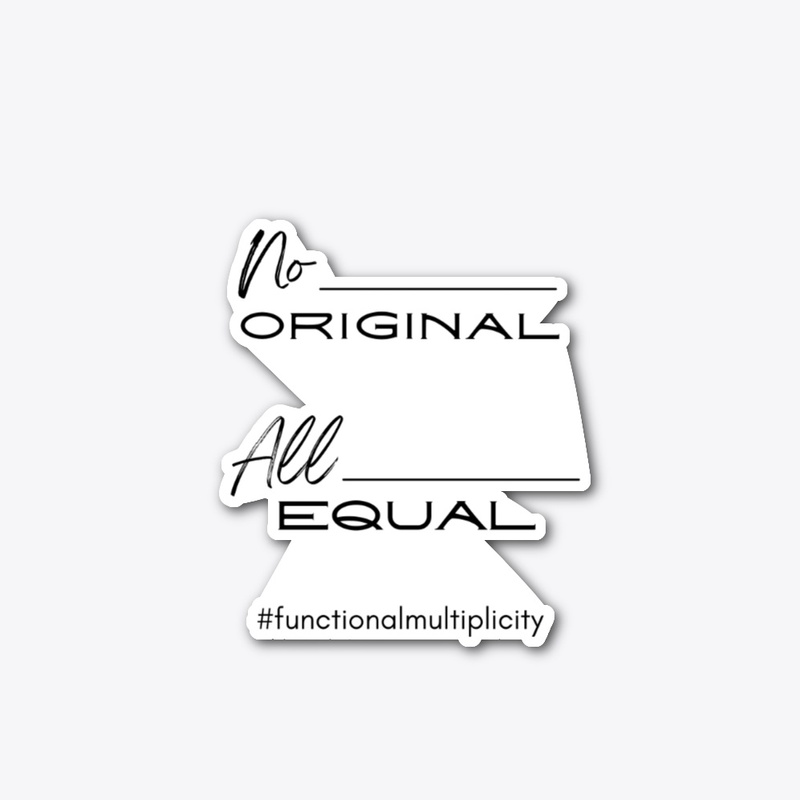 no original sticker