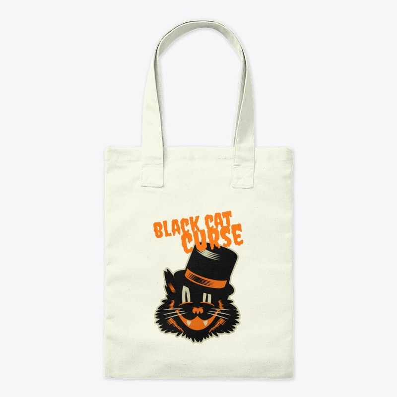 Halloween, black cat in top hat