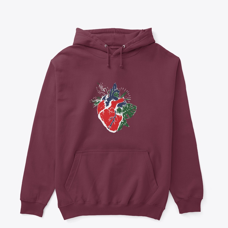 Live heart design