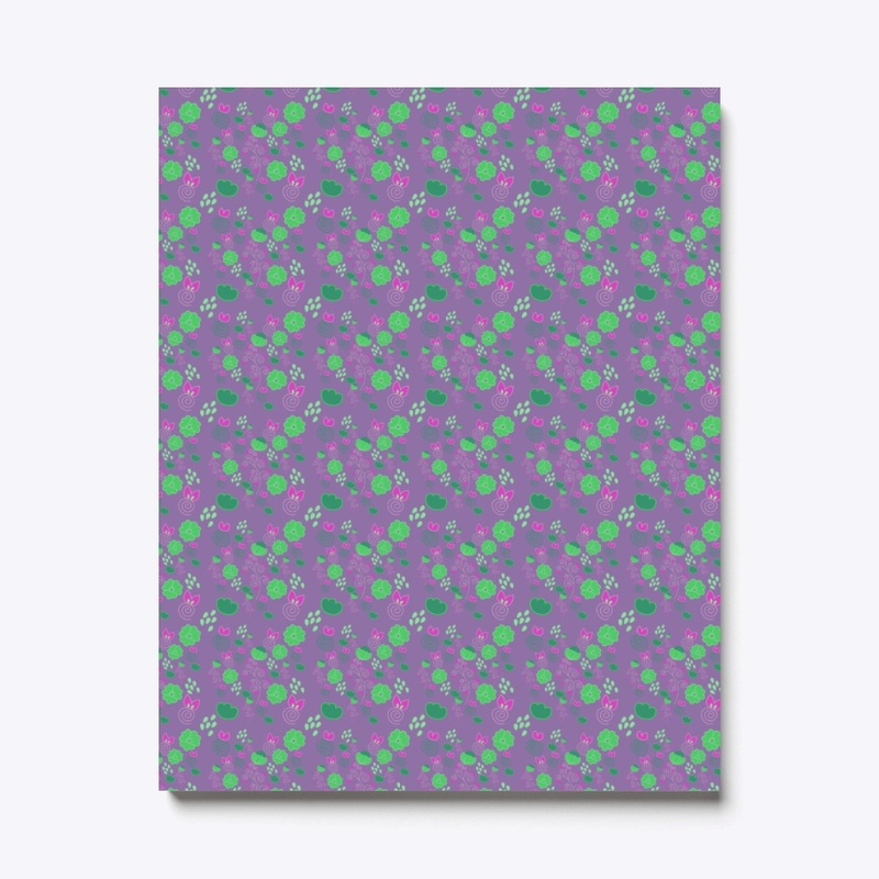 summer colorful motif  purple