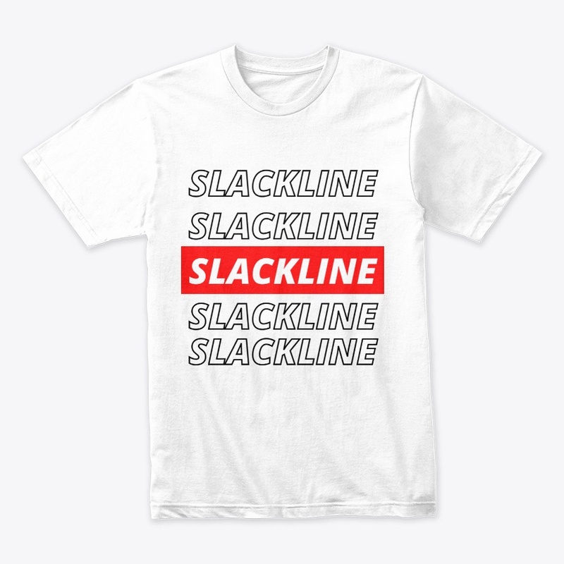 Slackline red and white