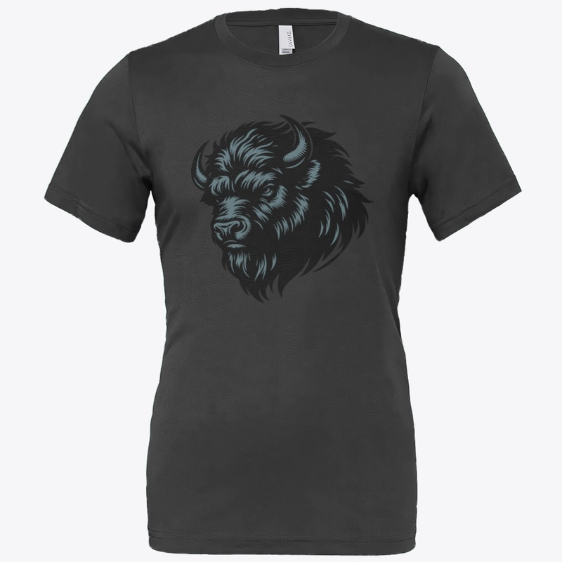 Fierce Angry Bison Graphic
