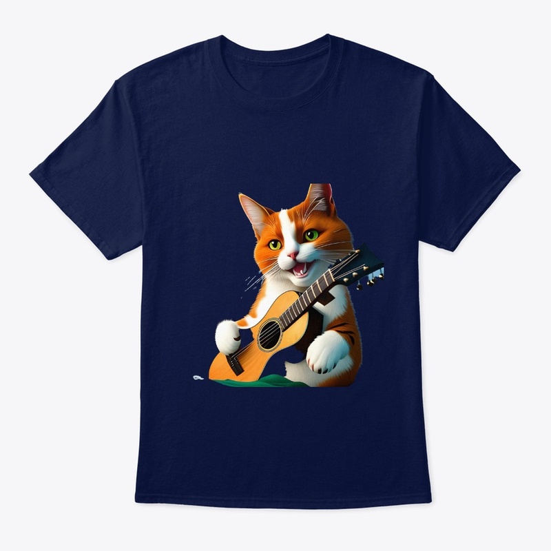 Cat Playing Guitar
