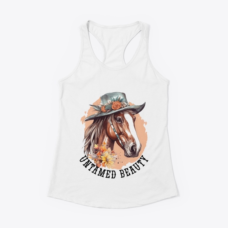 Untamed Beauty White T-Shirt