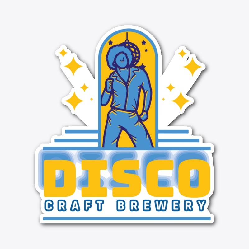 Disco Craft Brewery T-Shirt  Retro Style