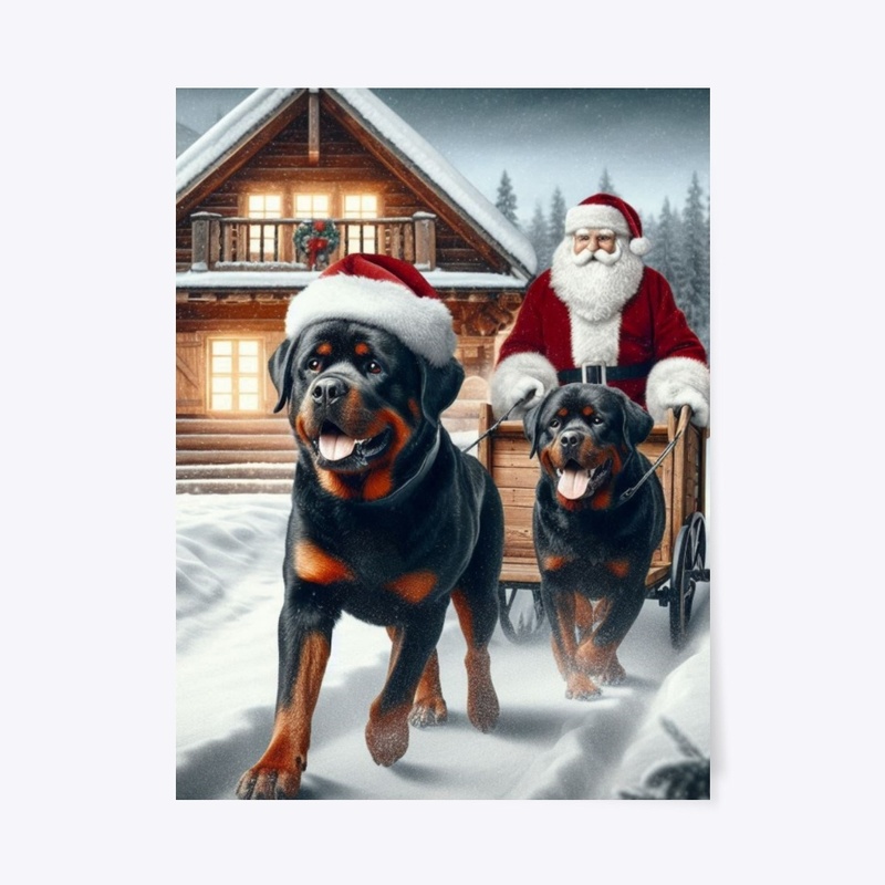 Rottweilers & Santa