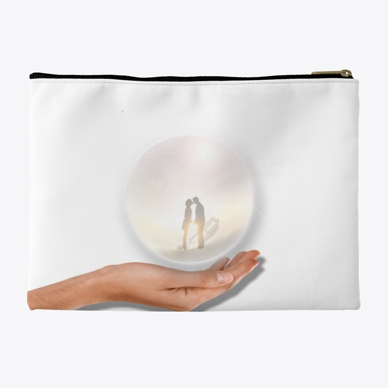 Beaded Couple Accessory Pouch