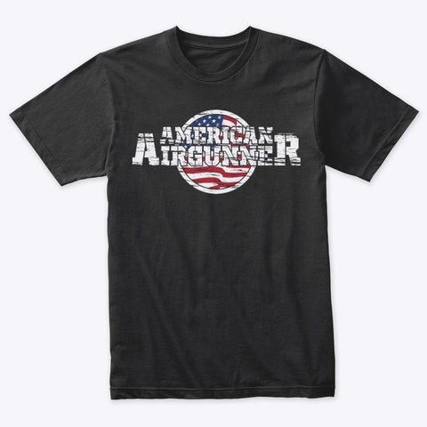 American Airgunner   Vintage Vintage Black T-Shirt Front