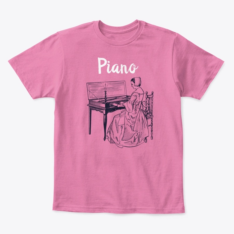 Piano design T-shirt