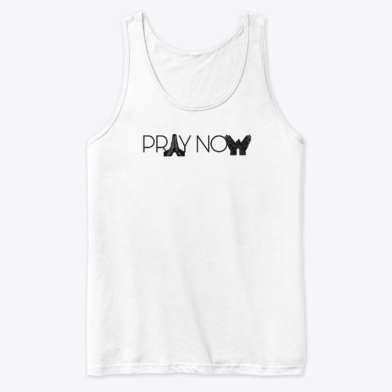 Pray Now Black Logo Tee
