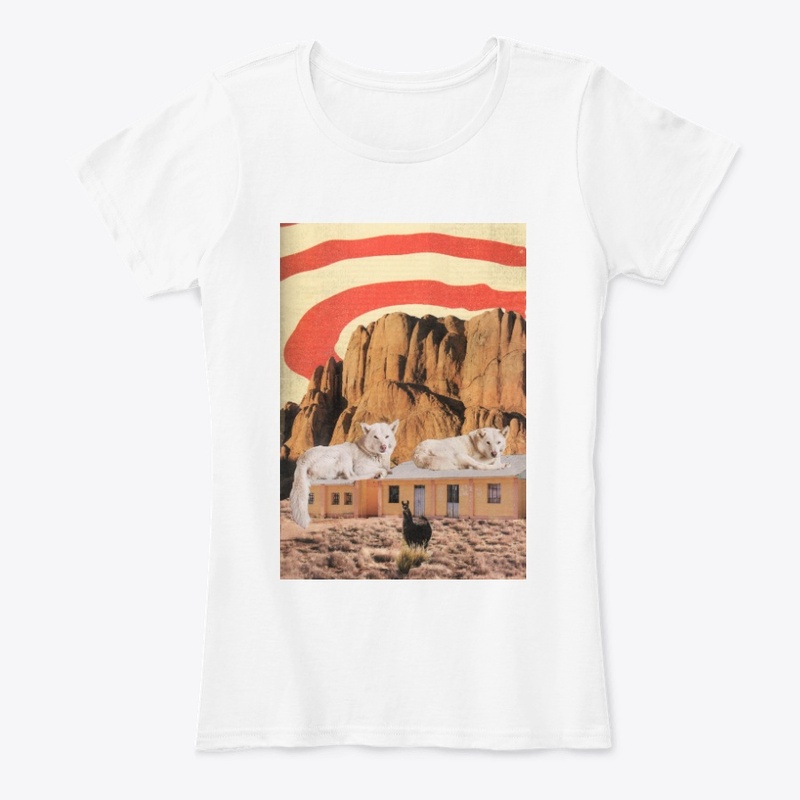 White Dogs  in the Arizona Desert