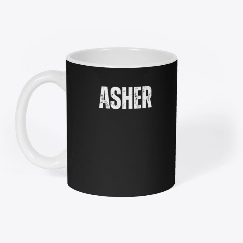 Personalized Name "Asher" Vintage Design